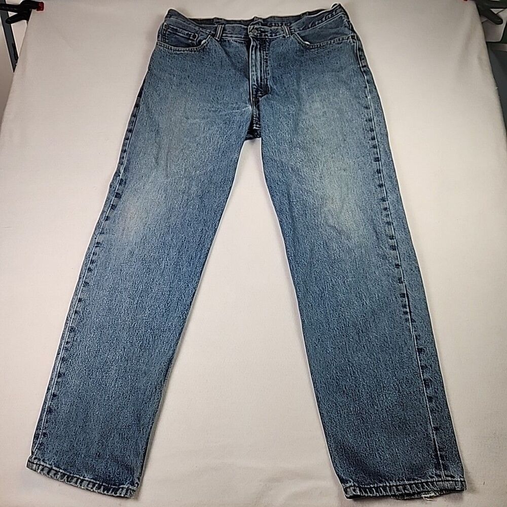 Levis 550 Jeans Mens Size 38 x 34 Straight Relaxed Fit Blue Denim